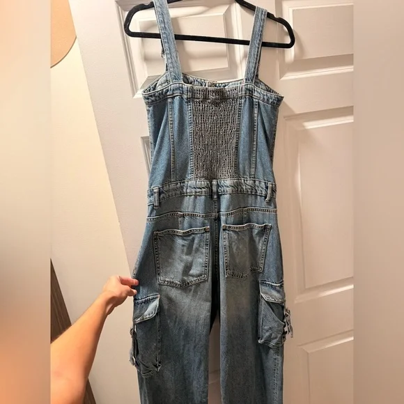 ZARA JEAN JUMPSUIT - Picture 4 of 9